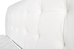 Czarne lub białe łóżko z eko skóry SUMARO 160 11