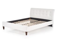 Czarne lub białe łóżko z eko skóry SUMARO 160 3