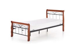 Łóżko z metalu i drewna 90x200 VERONI 5