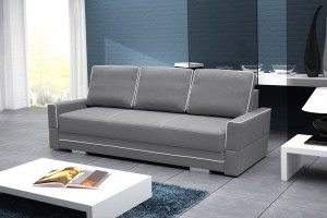 Kanapy z poduszkami do salonu z dużą powierzchnią spania SIMONA B 8