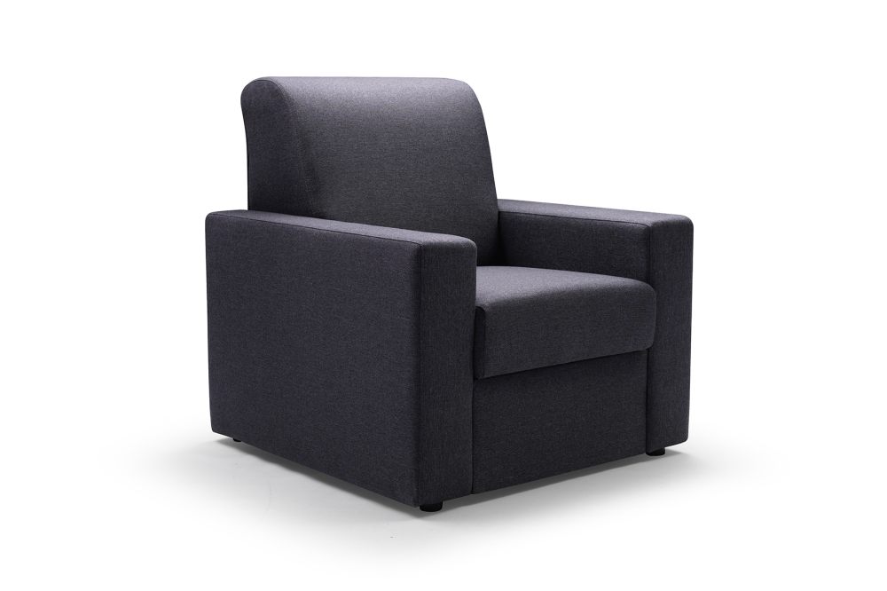 Sprężynowy fotel ze schowkiem EVELINE - piękne tkaniny do wyboru 2