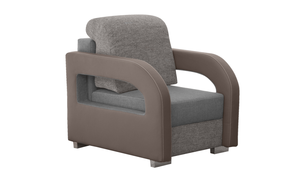 Luksusowe fotele na sprężynach w stylu nowoczesnym LARA - piękne tkaniny do wyboru 2