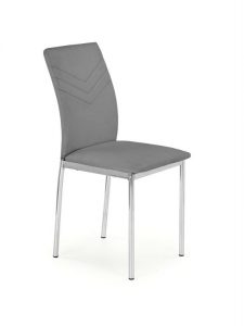 K137 krzesło tapicerowane w eko skóra/popiel/ 2