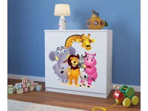 KIDS - komoda z szufladami różne wzory i kolory 13