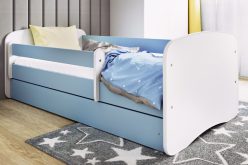 KIDS -łóżko łóżeczko z szufladą i barierką wzory 80x180 7