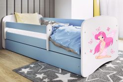 KIDS -łóżko łóżeczko z szufladą i barierką wzory 80x180 26
