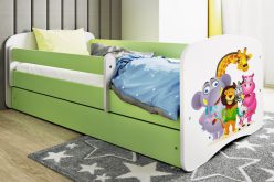 KIDS -łóżko łóżeczko z szufladą i barierką wzory 80x180 6