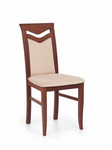 Krzesło CITRONE krzesło drewniane z tapicerowanym siedziskiem i oparciem 5