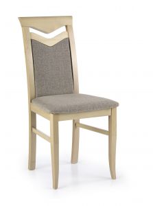 Krzesło CITRONE krzesło drewniane z tapicerowanym siedziskiem i oparciem 299