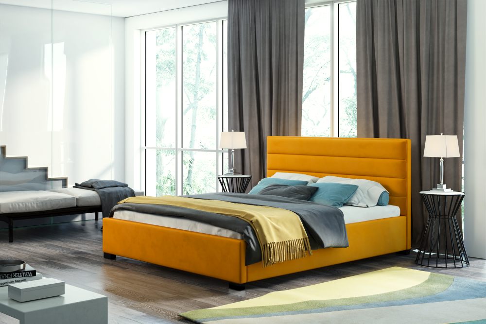 Łóżka tapicerowane - sen w wygodnym łóżku. Propozycje 20 najpiękniejszych łóżek, które Cię zauroczą! 35
