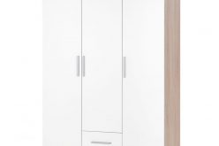 Tanie szafy 120 cm 3 drzwiowe z szufladami LIMA S-3 120 - modne kolory do wyboru 3