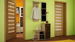 Garderoby z lustrem do przedpokoju MALMO - modne kolory do wyboru 4