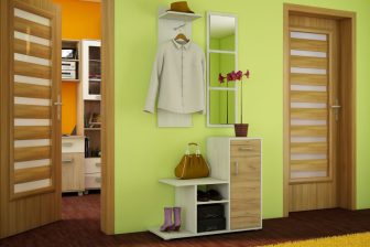 Garderoby z lustrem do przedpokoju MALMO - modne kolory do wyboru 7