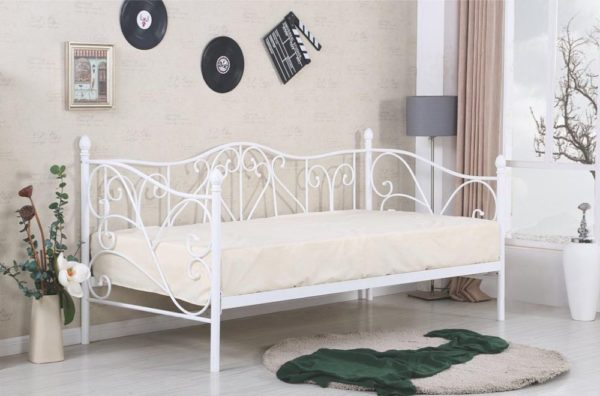 SUMATRA 90 - łóżko metalowe białe lub czarne 1