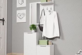 Garderoba 80 cm z szafkami MONTE - różne kolory 57