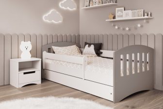 Łóżko dziecięce z materacem KINDER 1 - 80x160 w kilku kolorach 83