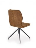 K237 krzesło tapicerowane w eko skóra na metalowej czarnej nodze w stylu loft różne kolory 4