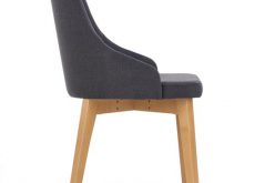 Krzesło TOLEDO tapicerowane w różnych kolorach na drewnianych nogach 12