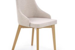 Krzesło TOLEDO tapicerowane w różnych kolorach na drewnianych nogach 7