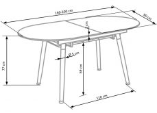 CALIBER - stół rozkładany 11