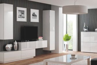 Szafka RTV stojąca 160 cm LIVO - piękne kolory połysk 50