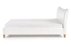 Białe łóżko 160x200 lub szare tapicerowane SAND 10