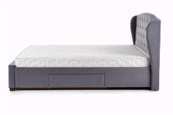 Łóżko glamour 160x200 tapicerowane z szufladami SABRINIA 160 16