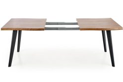 Stół z nieregularnym blatem rozkładany loftowy z metalowymi nogami 8 osobowy DICK 11