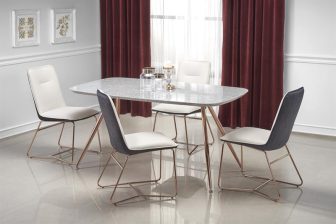 Stół złoty marmur glamour BARCANO 72