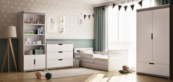 Łóżko łóżeczko dziecięce z materacem BUBU 180x80 różne kolory 1