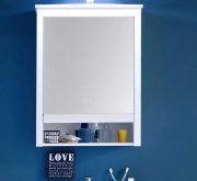 Angielska szafka łazienkowa z lustrem i oświetleniem LED OTTON 61 3