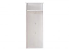 OTTON - wąska biała szafa z lustrem drzwi pojedyncze styl klasyczny 27