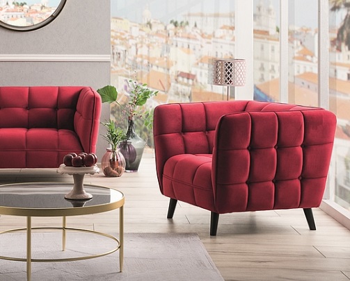 Fotele kubełkowe glamour CASTELLO - dużo pięknych kolorów 1