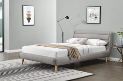 Łóżko 140x200 tapicerowane z zagłówkiem ELANDA 140 3
