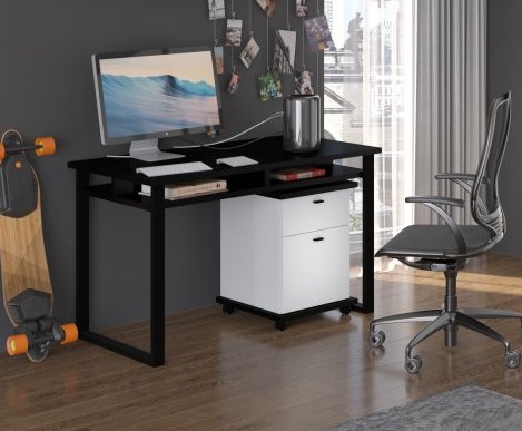 CRAFT B – biurko z półką w stylu loft - 5 kolorów 3