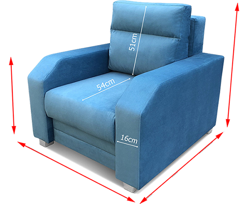 Narożnik z fotelem VERGESSEN - fotel do narożnika - duży wybór tkanin 5