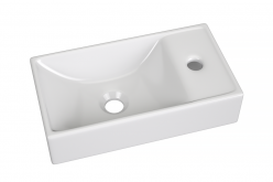 ELITA - szafka łazienkowa wisząca 40 z umywalką sonoma lub biel 4