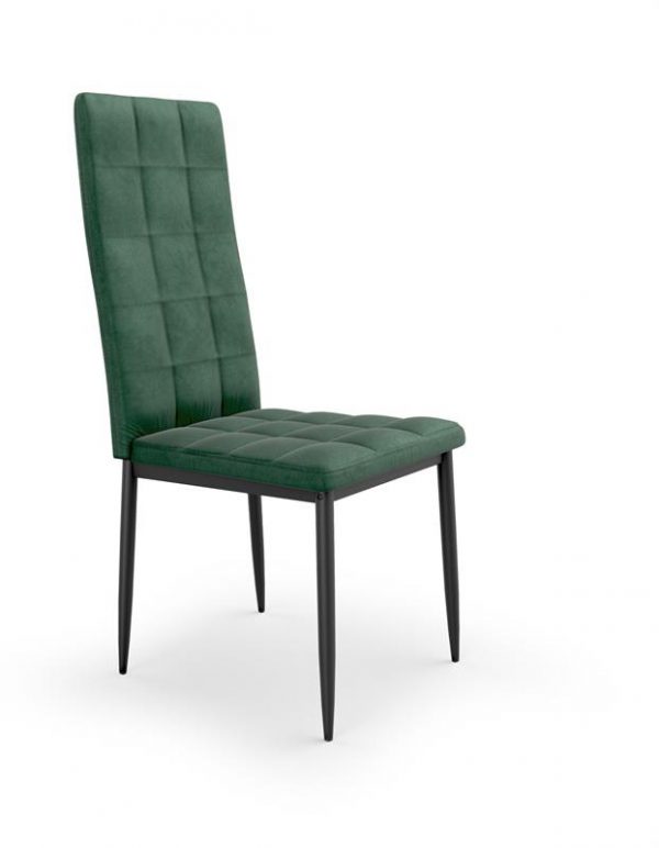 K415 krzesło - kolor szary/granat/zielona butelka 1
