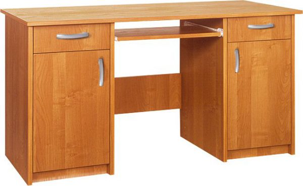 DALEN - duże biurko z wysuwaną klawiaturą - 9 KOLORÓW 1