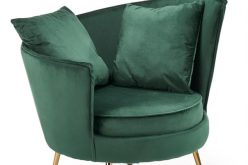 Designerski fotel okrągły z poduszkami ALMOND - wybór kolorów 7