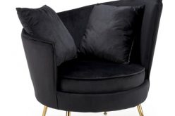 Designerski fotel okrągły z poduszkami ALMOND - wybór kolorów 9