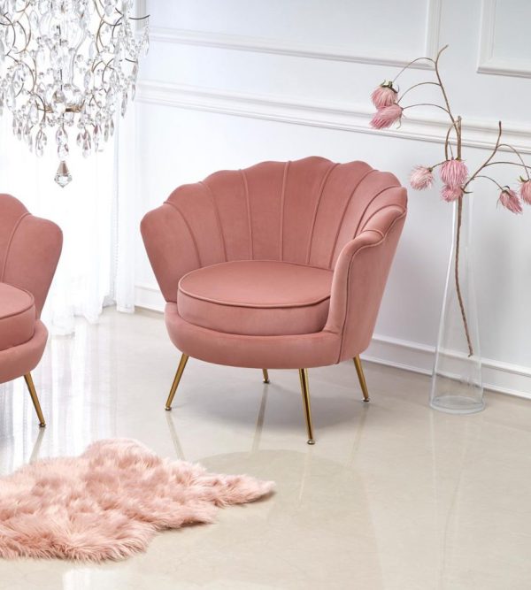 Glamour fotel muszelka AMORE - piękne kolory do wyboru 1