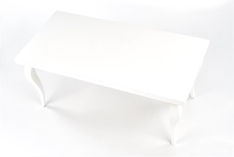 MOZART- A - ława stolik kawowy w stylu glamour biały połysk 3