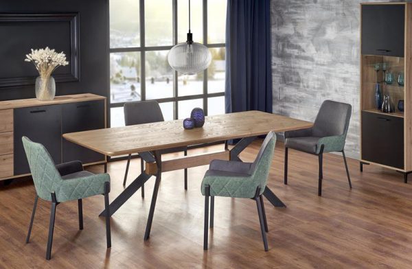 BACARDI - duży stół rozkładany w stylu loft 160/220 1