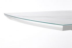 BLANCO - duży stół rozkładany z białym blatem marmurowym 6