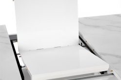 BLANCO - duży stół rozkładany z białym blatem marmurowym 7