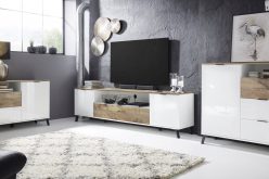 Nowoczesne stoliki RTV COSMO 2SZ 180 cm - różne kolory 5