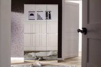 SILVER – szafy modułowe lustrzane do przedpokoju / pokoju 77