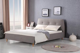 Tanie łóżko tapicerowane DORIS 160 106