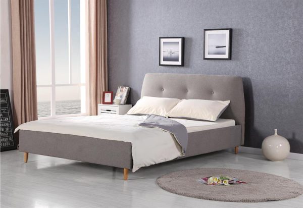 Tanie łóżko tapicerowane DORIS 160 1